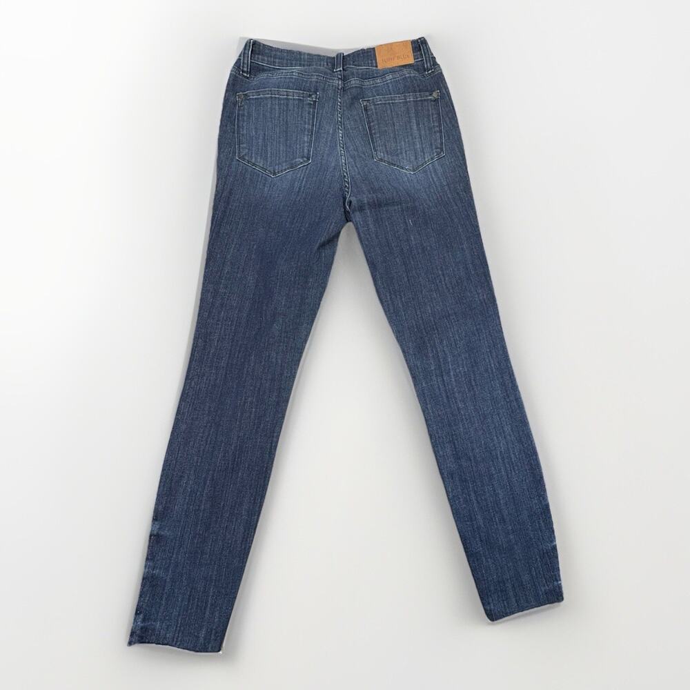 Judy Blue Skinny Fit Women’s 9/29 Raw Hem Dark Wash JB82628 - Picture 2 of 11